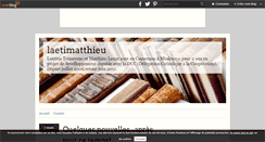 Desktop Screenshot of laetimatthieu.over-blog.com