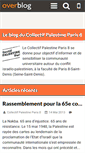 Mobile Screenshot of collectifpalestineparis8.over-blog.com