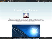 Tablet Screenshot of energiesolaire.over-blog.com