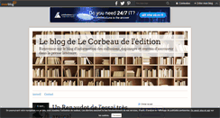 Desktop Screenshot of lecorbeaudeledition.over-blog.com