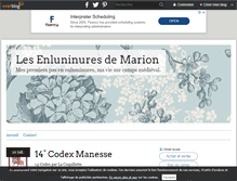 Tablet Screenshot of lacoquilletteenlumine.over-blog.fr