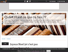 Tablet Screenshot of kesktufais.over-blog.com
