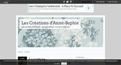 Desktop Screenshot of les-creations-d-anne-sophie.over-blog.com
