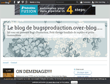 Tablet Screenshot of bugsproduction.over-blog.com