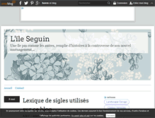 Tablet Screenshot of ileseguin.over-blog.fr