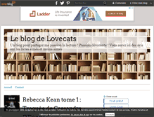 Tablet Screenshot of leslecturesdelovecats.over-blog.com