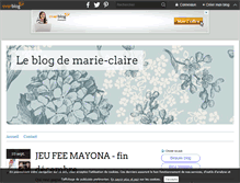 Tablet Screenshot of l-atelierdemarieclaire.over-blog.com