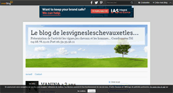 Desktop Screenshot of lesvignesleschevauxetleshommes.over-blog.com