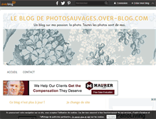 Tablet Screenshot of photosauvages.over-blog.com