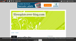 Desktop Screenshot of filosophie.over-blog.com