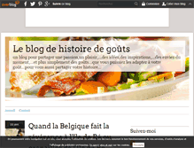 Tablet Screenshot of histoiredegout.over-blog.com