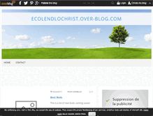 Tablet Screenshot of ecolendlochrist.over-blog.com