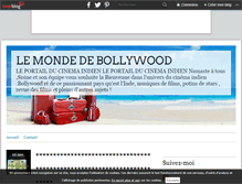 Tablet Screenshot of bollywood-sisine.over-blog.com