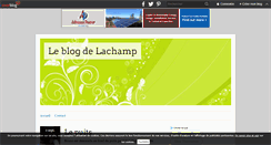Desktop Screenshot of lachamp.over-blog.com