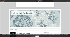 Desktop Screenshot of lisonscrap.over-blog.com