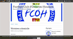 Desktop Screenshot of footballclubostheim.over-blog.com
