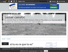 Tablet Screenshot of caustiquelunaire.over-blog.com