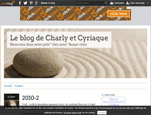 Tablet Screenshot of charlyetcyriaque.over-blog.com