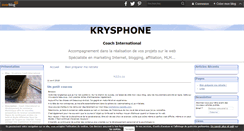 Desktop Screenshot of krysphone.over-blog.com
