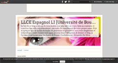 Desktop Screenshot of llce-espagnol-ub.over-blog.fr