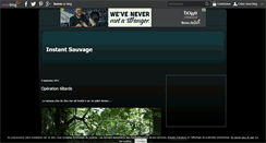 Desktop Screenshot of instant-sauvage.over-blog.com
