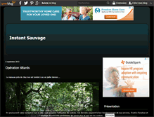 Tablet Screenshot of instant-sauvage.over-blog.com