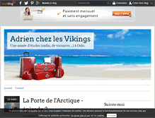 Tablet Screenshot of adrienchezlesvikings.over-blog.com