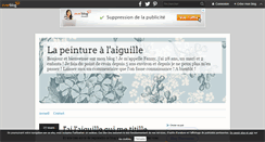 Desktop Screenshot of lapeinturealaiguille.over-blog.com