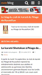 Mobile Screenshot of karateclubpeageois.over-blog.com