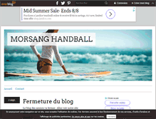 Tablet Screenshot of morsanghandball.over-blog.com