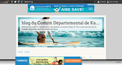 Desktop Screenshot of cd-karate-gers.over-blog.com