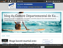 Tablet Screenshot of cd-karate-gers.over-blog.com