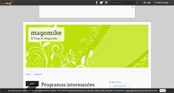 Desktop Screenshot of magomike.over-blog.es