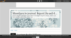 Desktop Screenshot of mandjaro.le-journal.over-blog.com