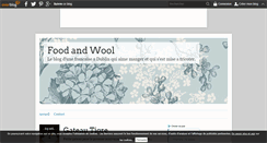 Desktop Screenshot of foodandwool.over-blog.com