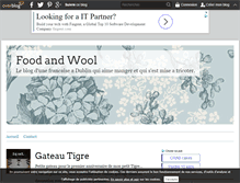 Tablet Screenshot of foodandwool.over-blog.com