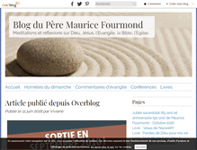 Tablet Screenshot of maurice.fourmond.over-blog.com