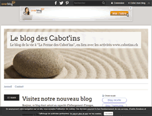 Tablet Screenshot of lescabotins.over-blog.com