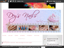 Tablet Screenshot of deysnails.over-blog.com