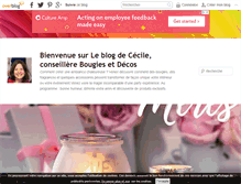 Tablet Screenshot of cecile-cloarec.partylite.over-blog.fr