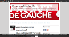 Desktop Screenshot of frontdegauche65.over-blog.com