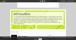 Desktop Screenshot of metalesca.over-blog.fr