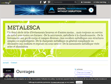 Tablet Screenshot of metalesca.over-blog.fr