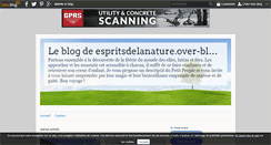 Desktop Screenshot of espritsdelanature.over-blog.com