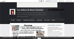 Desktop Screenshot of lesateliersdemariechristine.over-blog.com