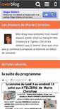 Mobile Screenshot of lesateliersdemariechristine.over-blog.com