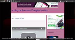 Desktop Screenshot of animaux-energie-lumiere.over-blog.com