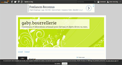 Desktop Screenshot of gaby.bourrellerie.over-blog.com