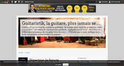 Desktop Screenshot of guitaristik.over-blog.com