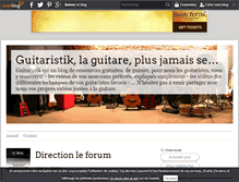 Tablet Screenshot of guitaristik.over-blog.com